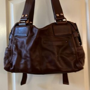 B Makowsky bag deep reddish brown